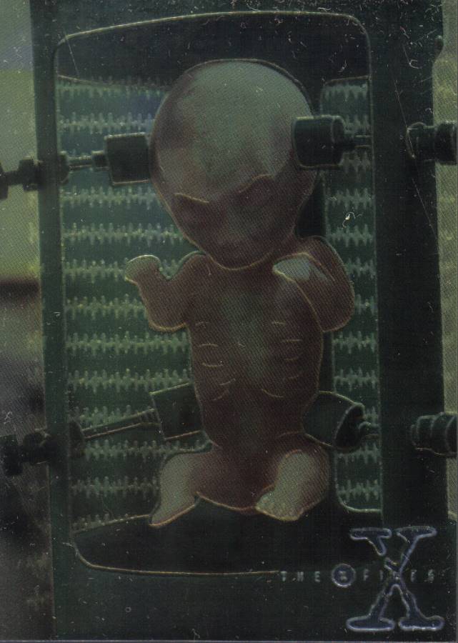 X FILES SEASON 1 CHROME CARD X2 OF 4