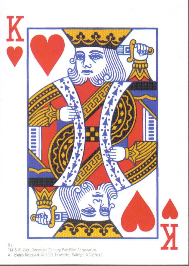X FILES SEASON 4-5 DEATH CARD D2 KING