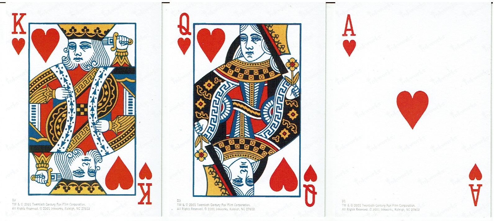X FILES SEASON 4-5 SET OF 3 DEATH CARDS