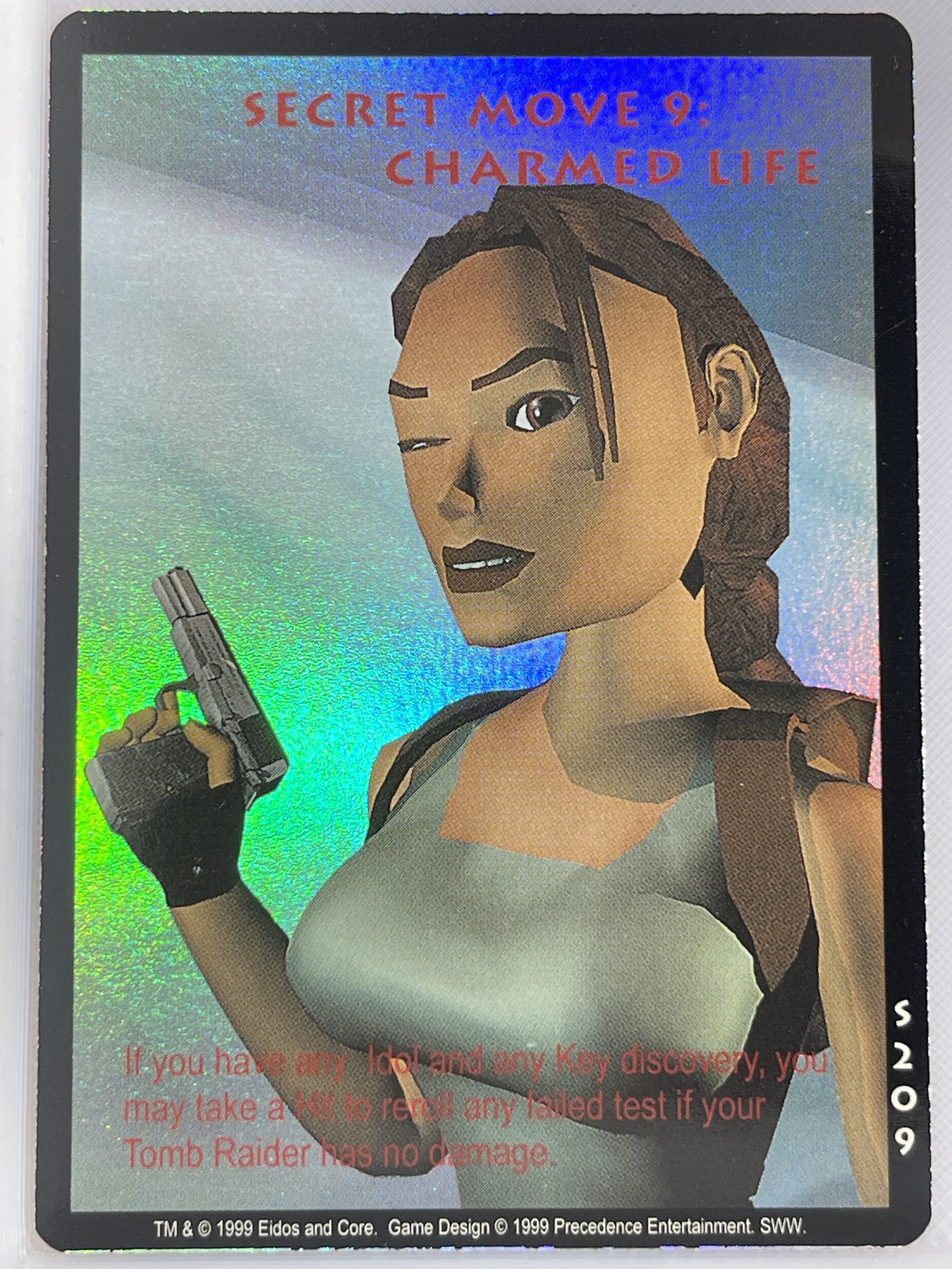 TOMB RAIDER CCG SLIPPERY WHEN WET CARD S209 SECRET MOVE 9: CHARMED LIFE ex