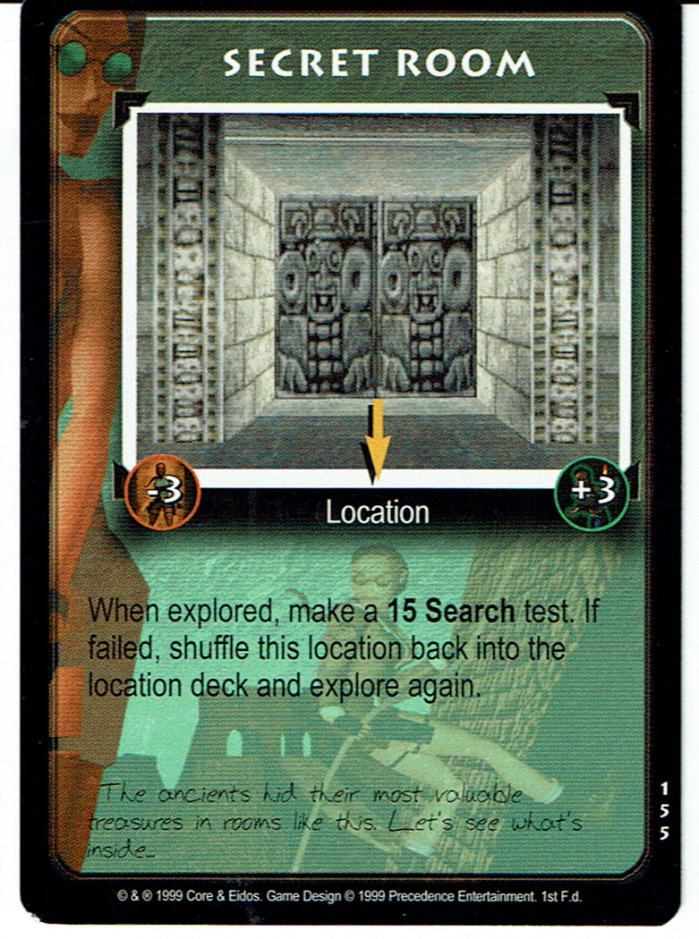 TOMB RAIDER CCG RARE CARD 155 SECRET ROOM
