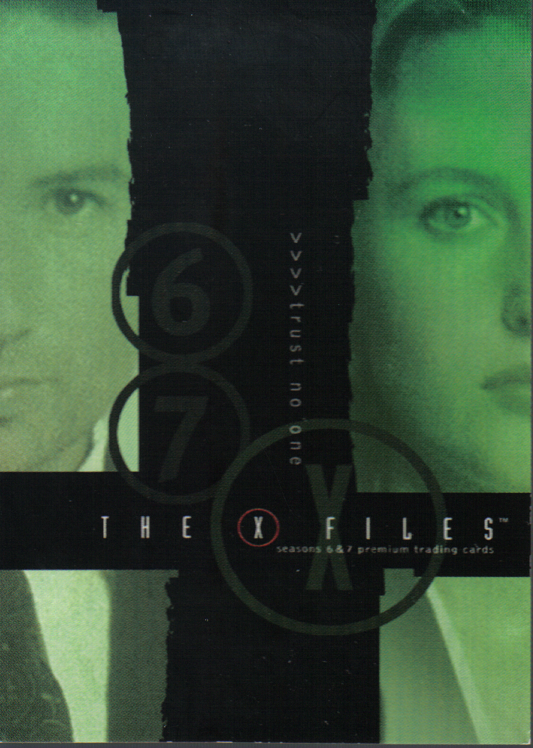 X FILES SEASON 6-7 PROMOTIONAL CARD X67-0