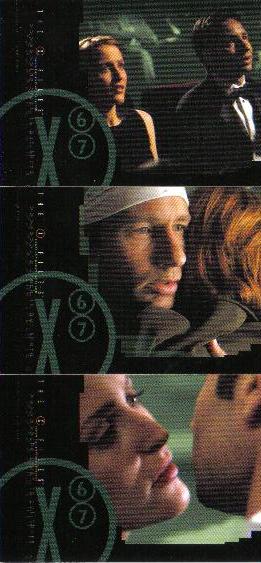 X FILES SEASON 6-7 SET OF 3 BOX LOADER CARDS BL1-BL3