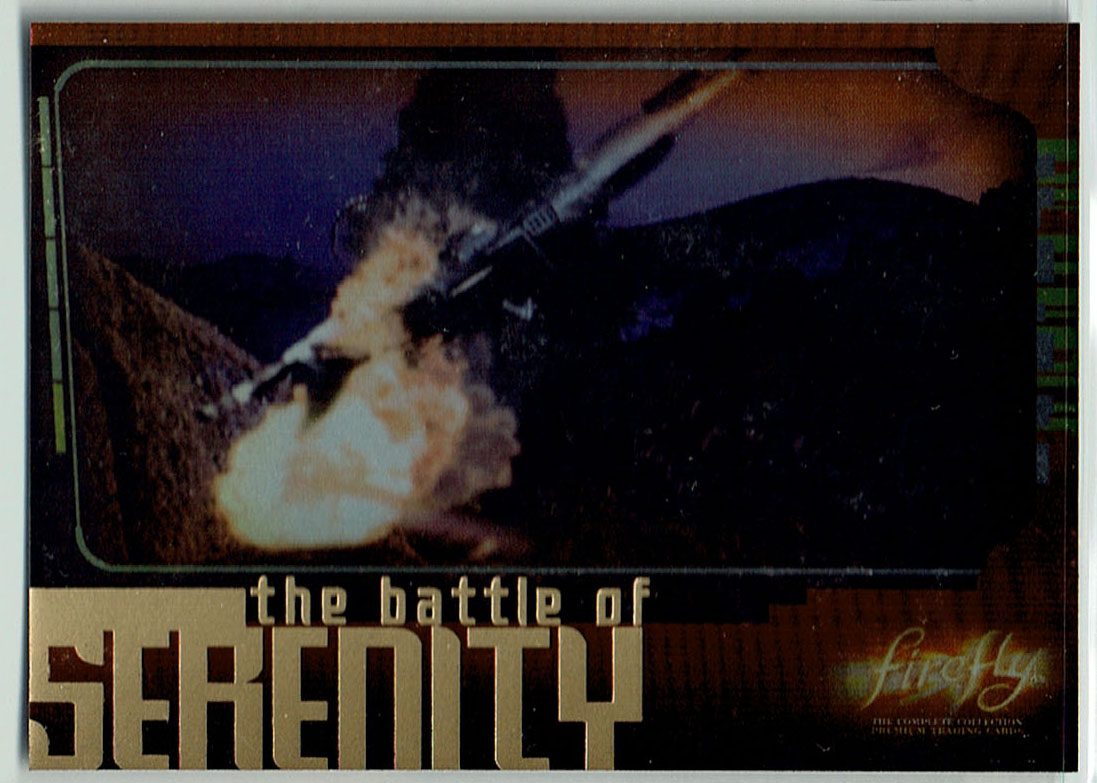 FIREFLY TRADING CARDS BATTLE OF SERENITY CARD B5
