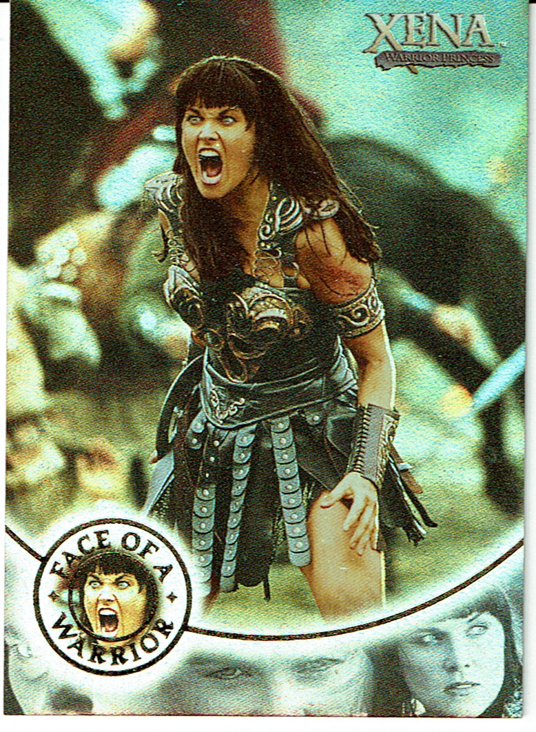 XENA WARRIOR PRINCESS SERIES 4-5 FACE OF A WARRIOR CARD W9