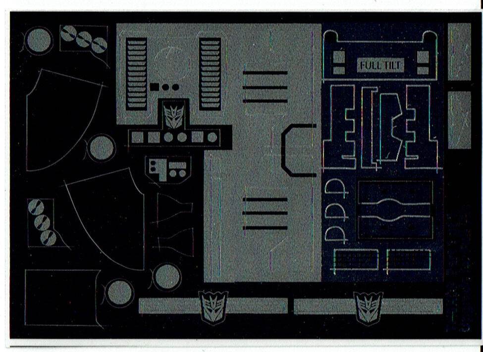 TRANSFORMERS GENERATION 1, G1 DECEPTICON FULL TILT UPGRADE STICKERS