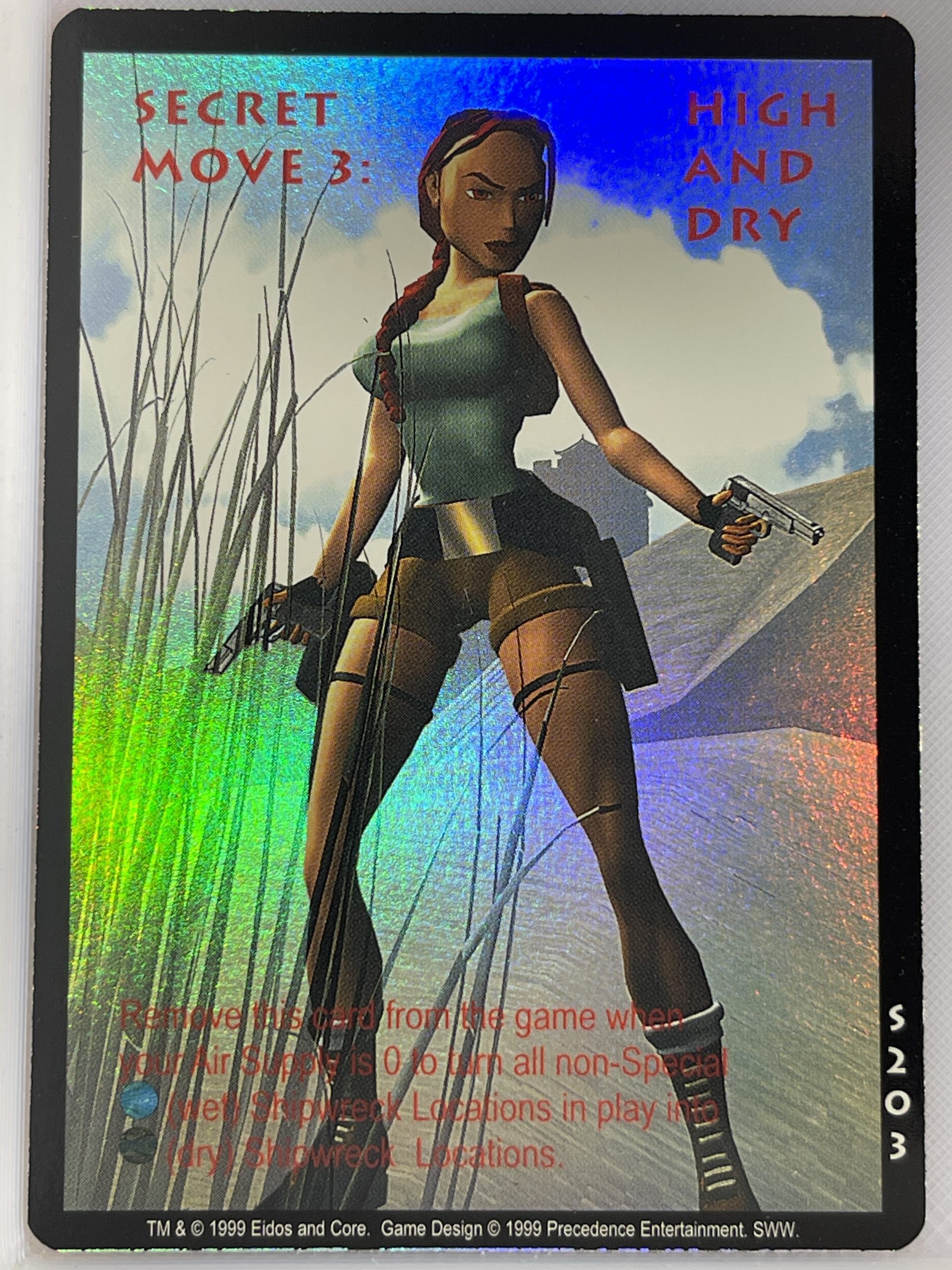 TOMB RAIDER CCG SLIPPERY WHEN WET CARD S203 SECRET MOVE 3: HIGH AND DRY ex