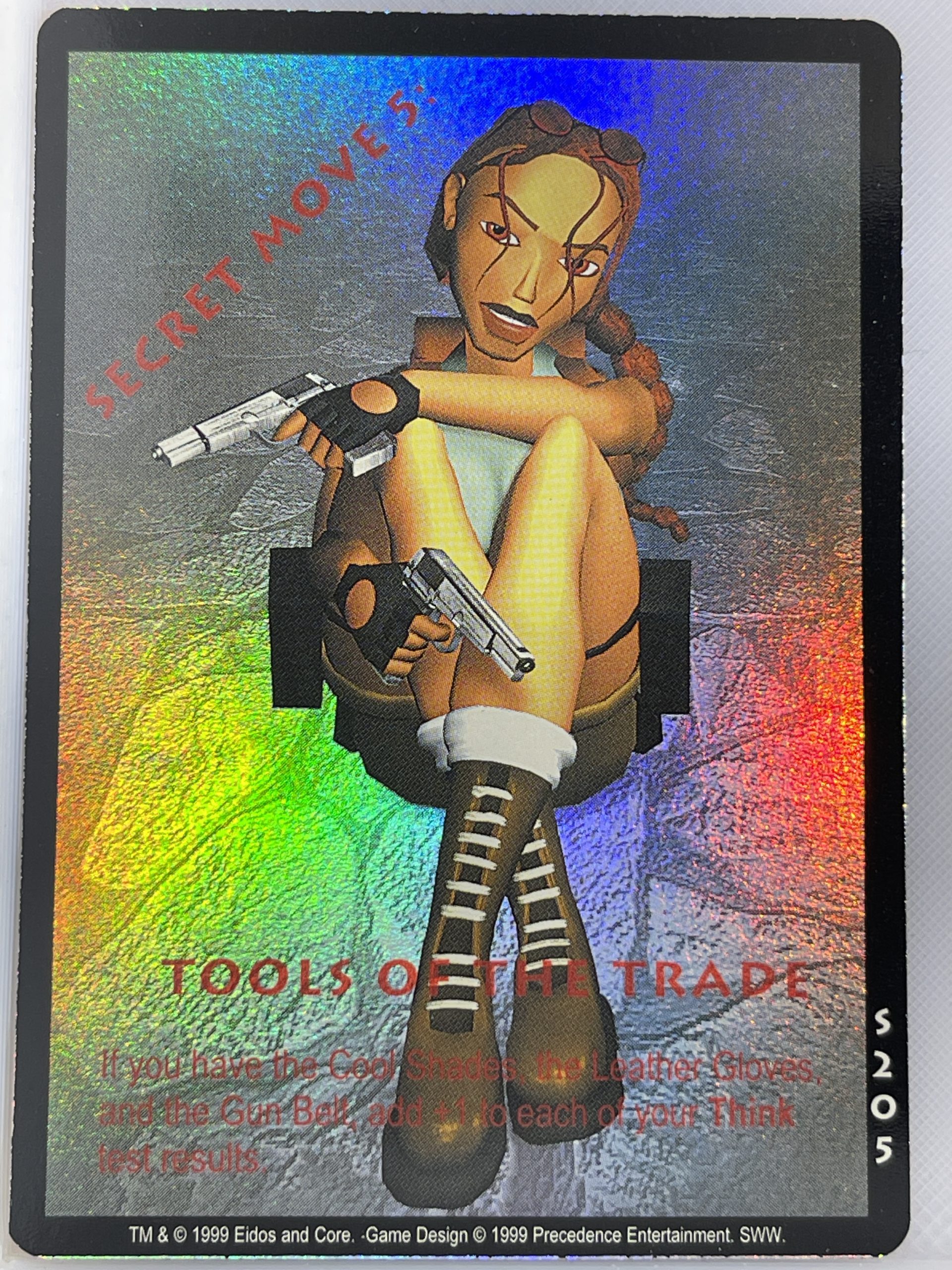 TOMB RAIDER CCG SLIPPERY WHEN WET CARD S205 SECRET MOVE 5: TOOLS OF THE TRADE ex