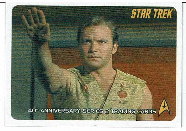 STAR TREK ORIGINAL SERIES 40TH ANNIVERSARY SERIES 2 PROMO CARD P1