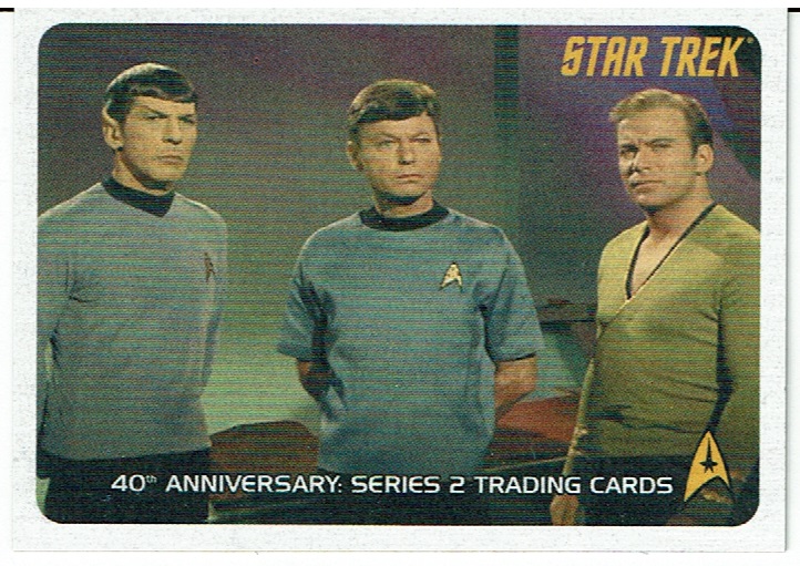 STAR TREK ORIGINAL SERIES 40TH ANNIVERSARY SERIES 2 PROMO CARD P2