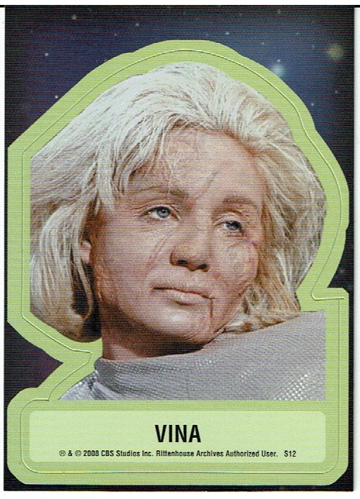 STAR TREK ORIGINAL SERIES 40TH ANNIVERSARY SERIES 2 STICKER S12 VINA