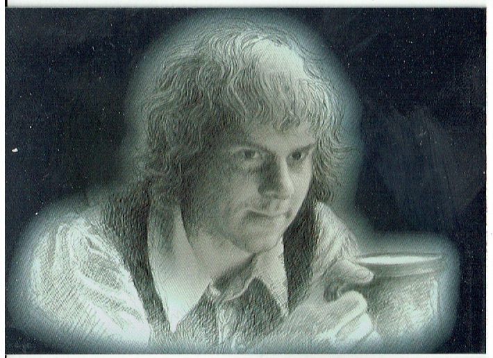 LORD OF THE RINGS MASTERPIECES SILVER FOIL CARD 8