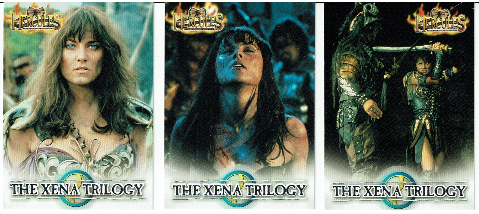 HERCULES THE COMPLETE JOURNEYS SET OF 3 XENA TRILOGY BOX TOPPERS