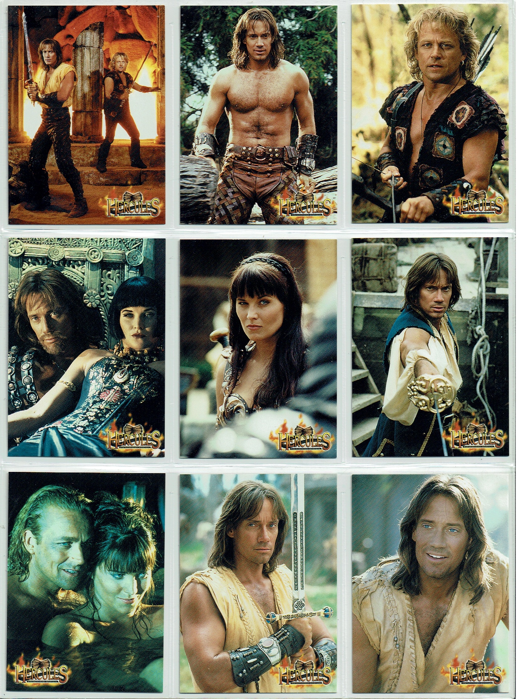 HERCULES THE COMPLETE JOURNEYS PREVIEW SET OF 9