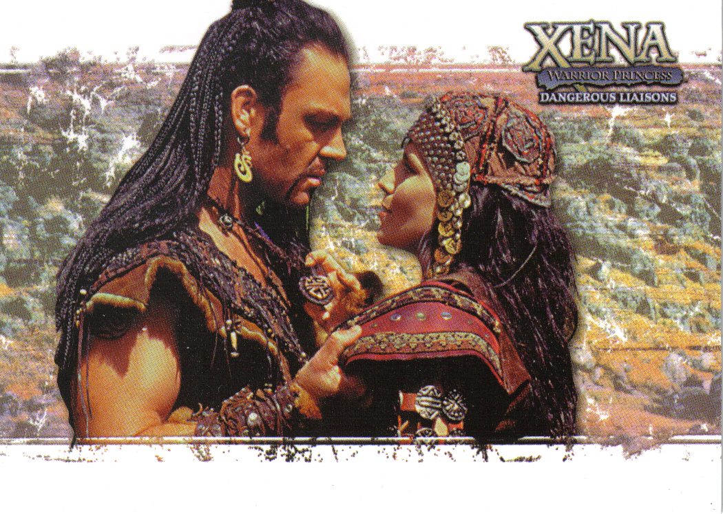 XENA DANGEROUS LIASIONS PROMO CARD INT
