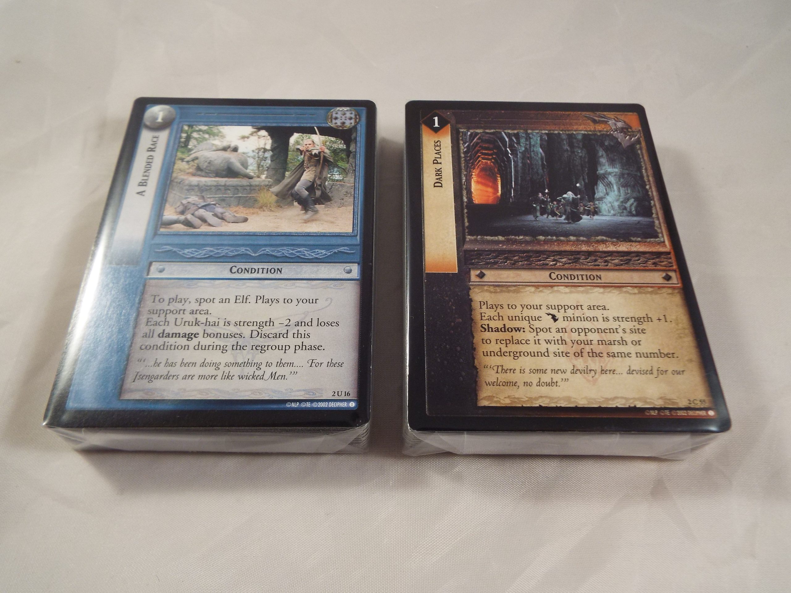 LORD OF THE RINGS TCG MINES OF MORIA COMPLETE SET 80 COMMON & UNCOMMON CARDS