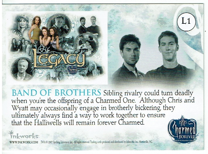 CHARMED FOREVER LEGACY PUZZLE CARD L1