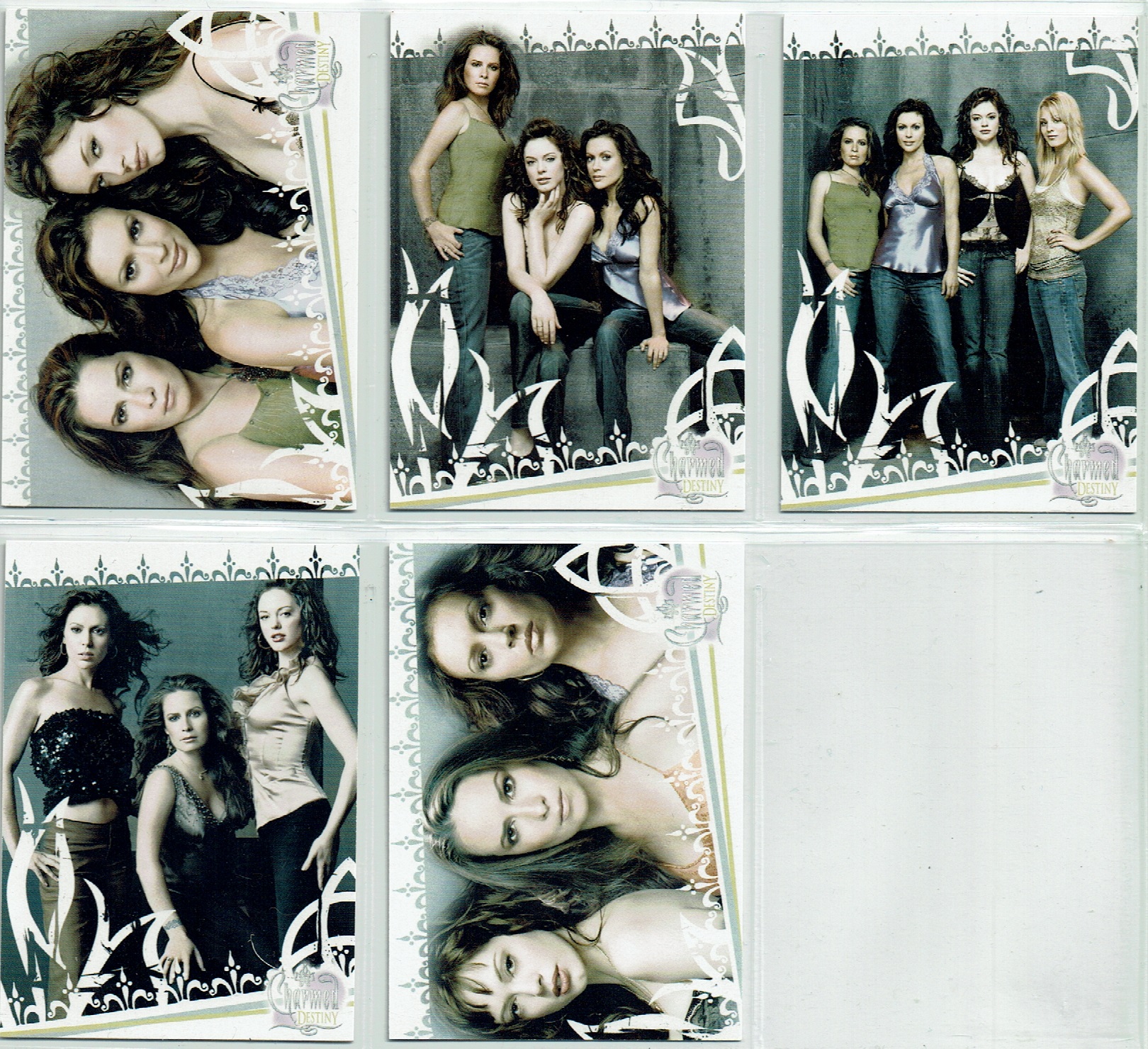 CHARMED DESTINY SET OF ALL 5 PROMO CARDS