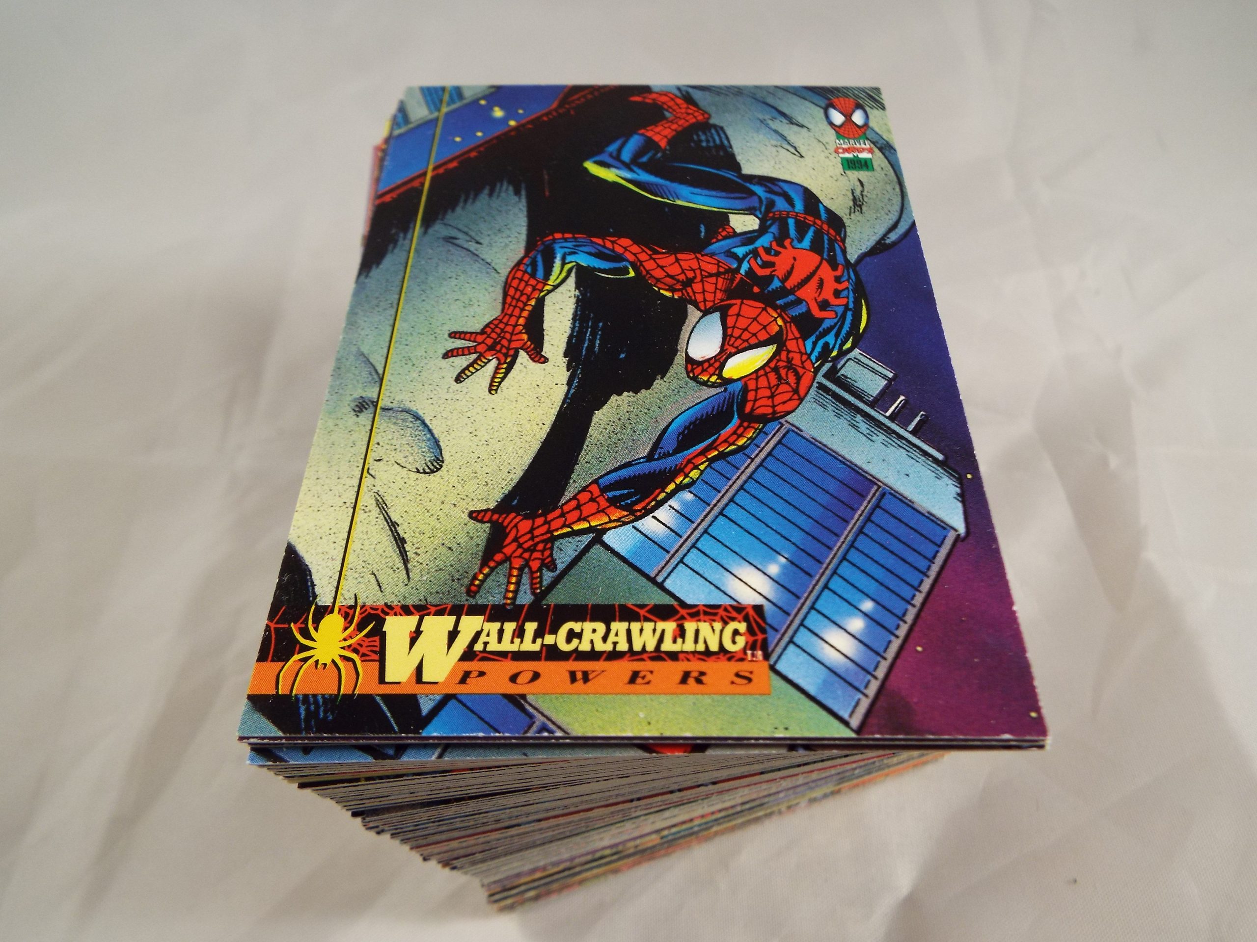 1994 MARVEL FLEER AMAZING SPIDER-MAN COMPLETE BASE SET OF 150