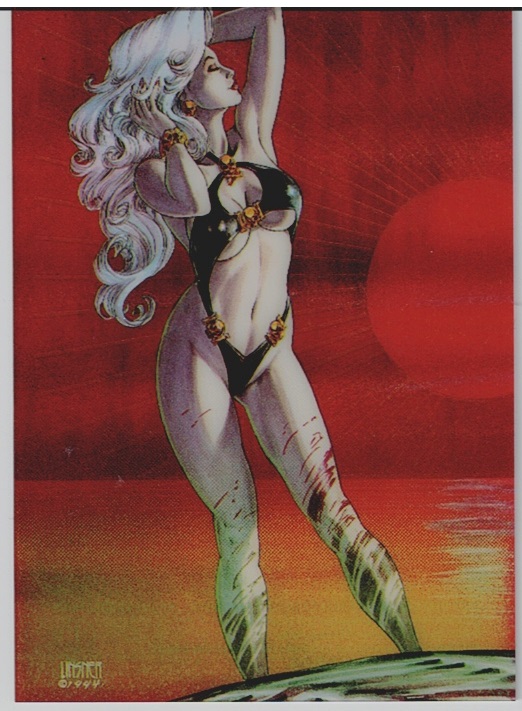 LADY DEATH SERIES 1 MYSTERY CLEARCHROME CARD 1