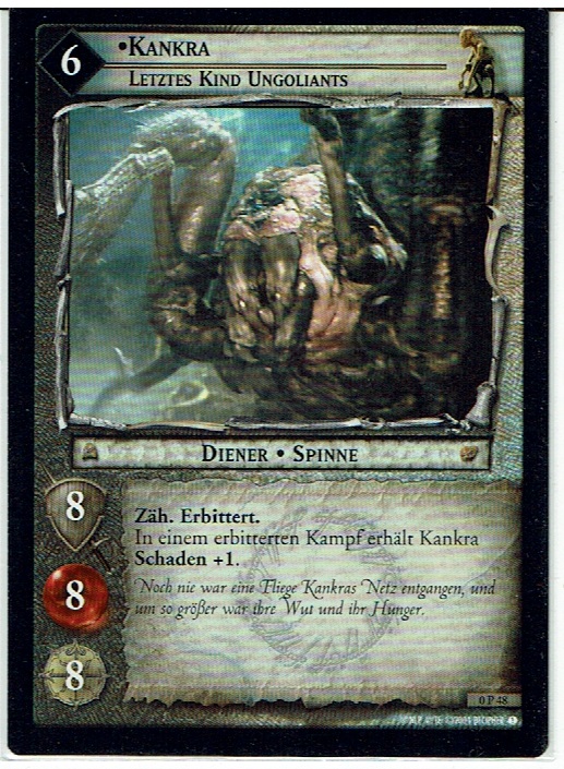 LORD OF THE RINGS TCG PROMO CARD 0P48 SHELOB, LAST CHILD (German) lp