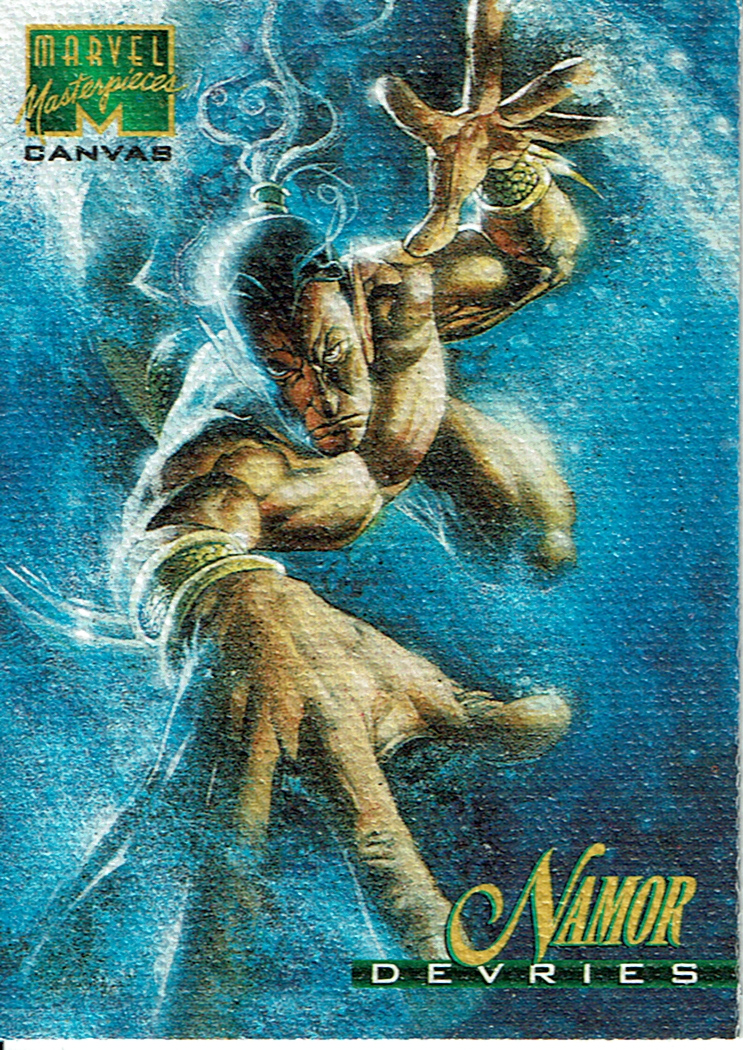 MARVEL MASTERPIECES 1995 CANVAS CARD 14 OF 22