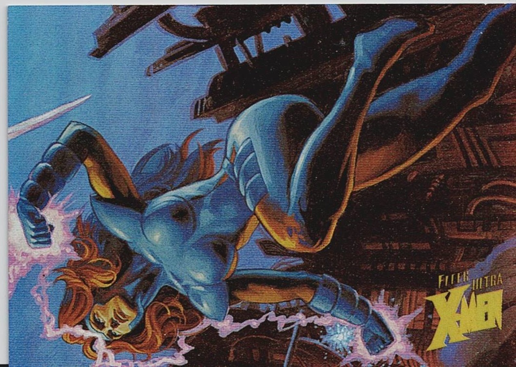 1996 FLEER ULTRA X-MEN WOLVERINE HOLOFLASH CARD 1 OF 9