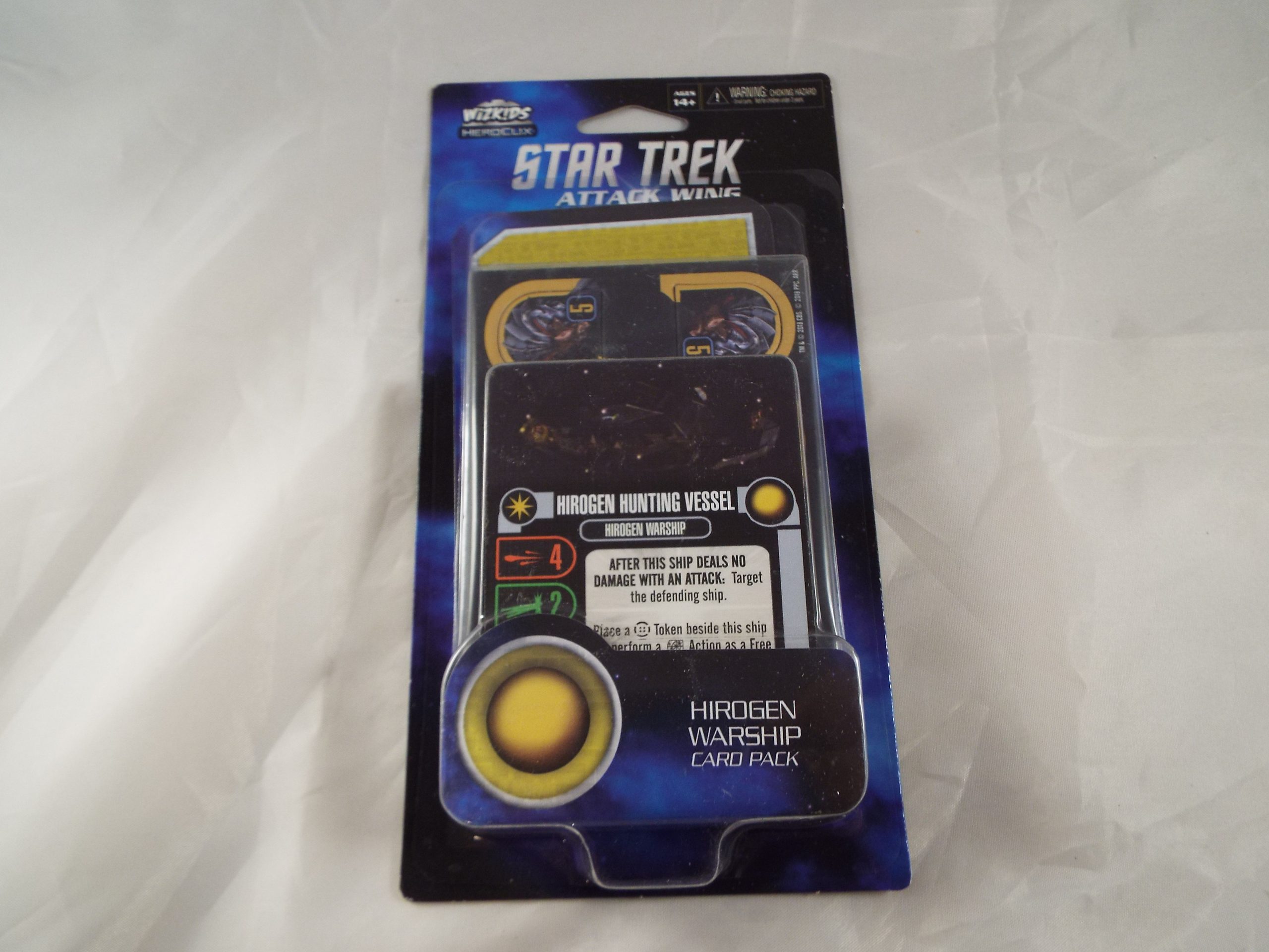 STAR TREK ATTACK WING HIROGEN WARSHIP CARD PACK