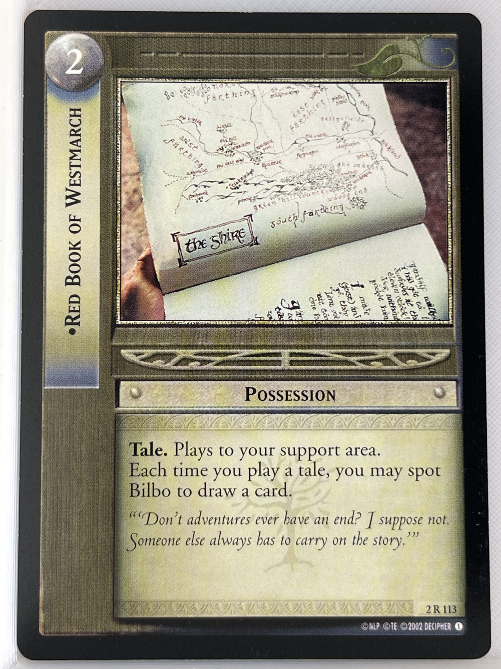 LORD OF THE RINGS TCG MINES OF MORIA RARE CARD 2R113 RED BOOK OF WESTMARCH lp