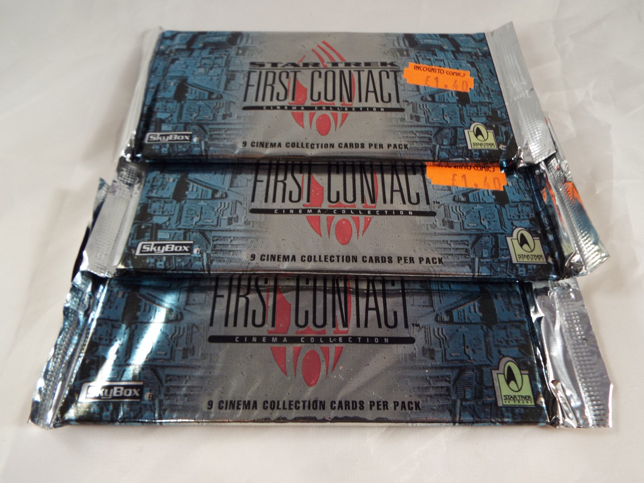 STAR TREK FIRST CONTACT LOT OF 3 SEALED PACKS