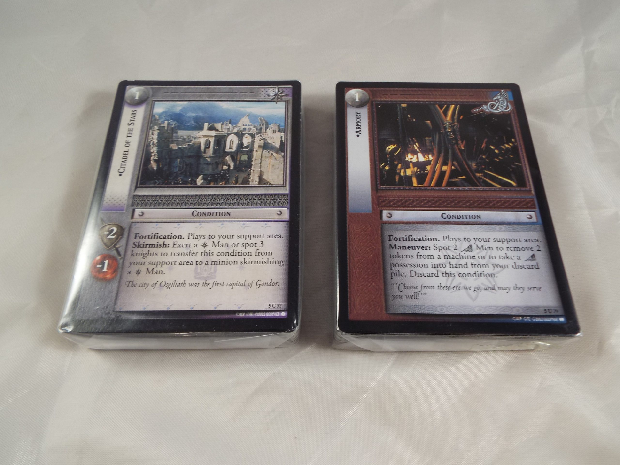 LORD OF THE RINGS TCG HELM'S DEEP COMPLETE SET  80 COMMON & UNCOMMON CARDS