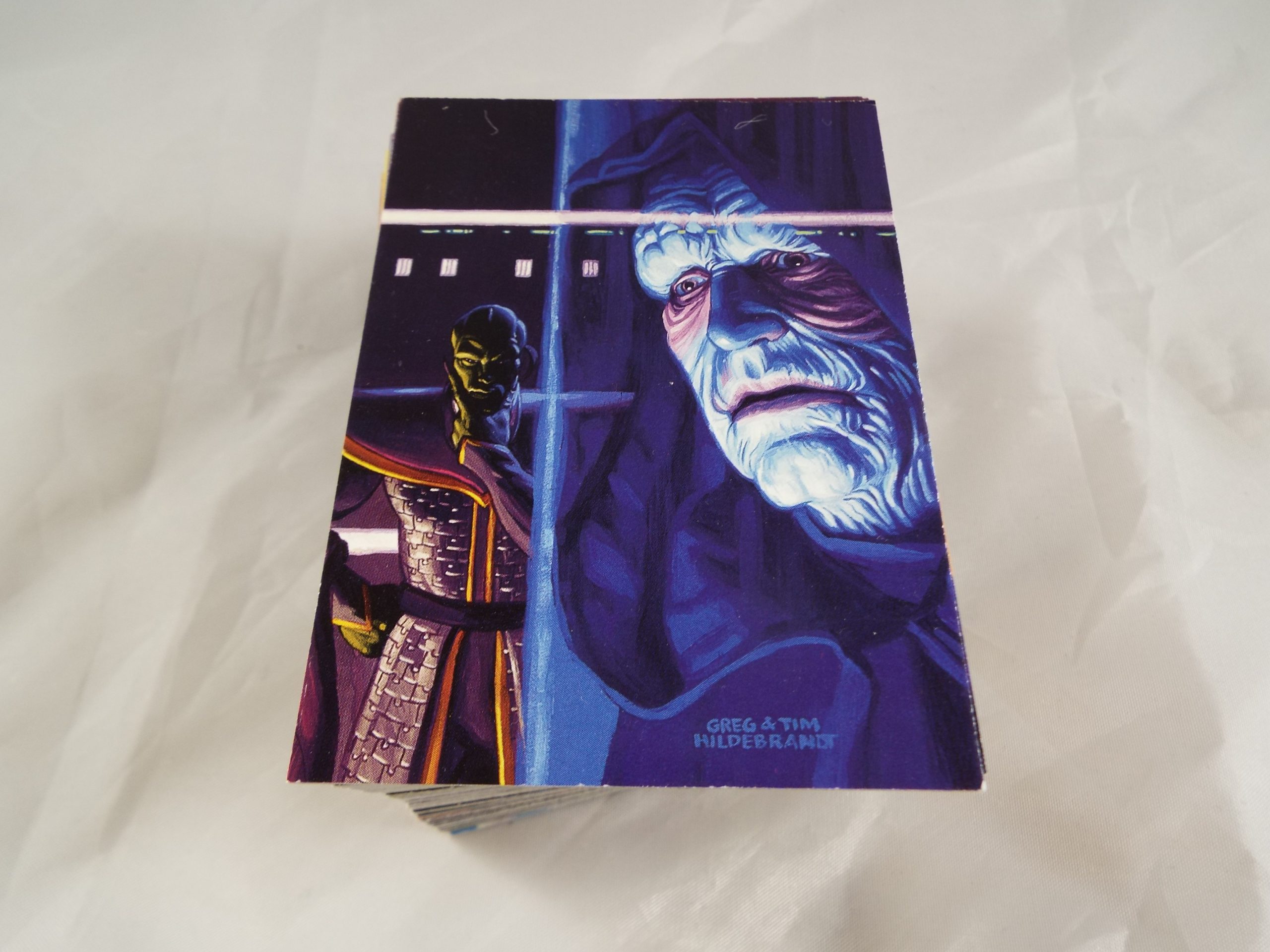 STAR WARS SHADOWS OF THE EMPIRE COMPLETE BASE SET OF 90