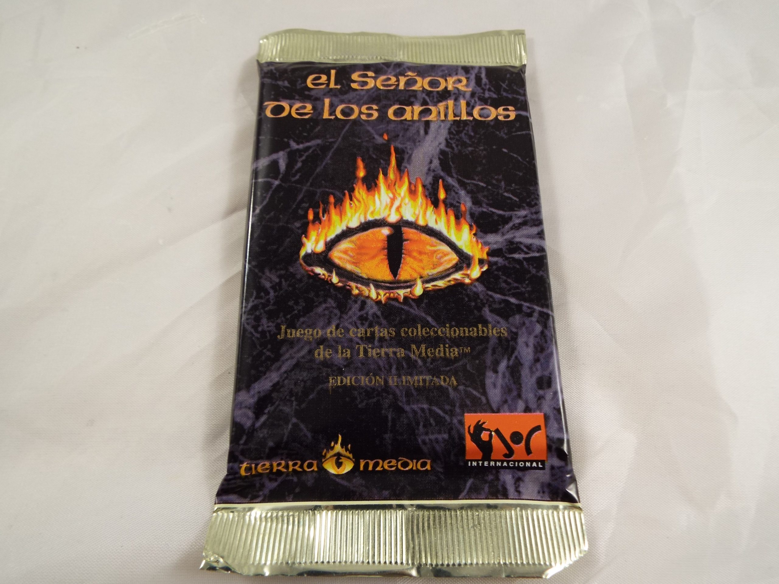 MIDDLE EARTH THE WIZARDS SEALED UNLIMITED BOOSTER PACK OF 15 CARDS (Spanish)