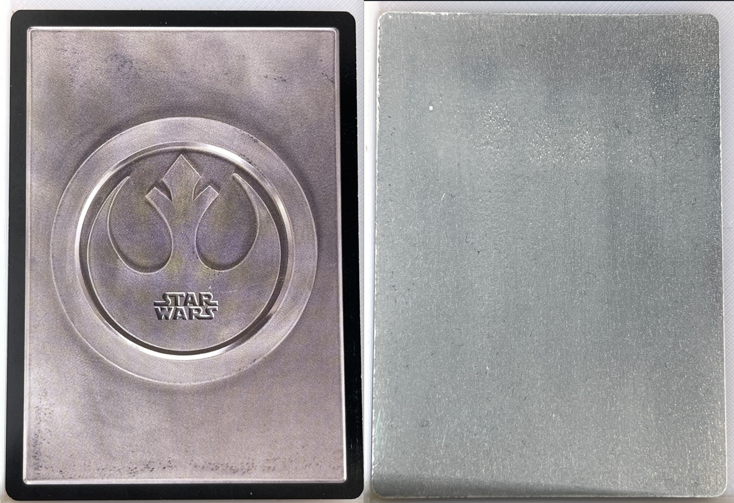 STAR WARS CCG LIGHT SIDE GREY/FOIL TEST CARD lp