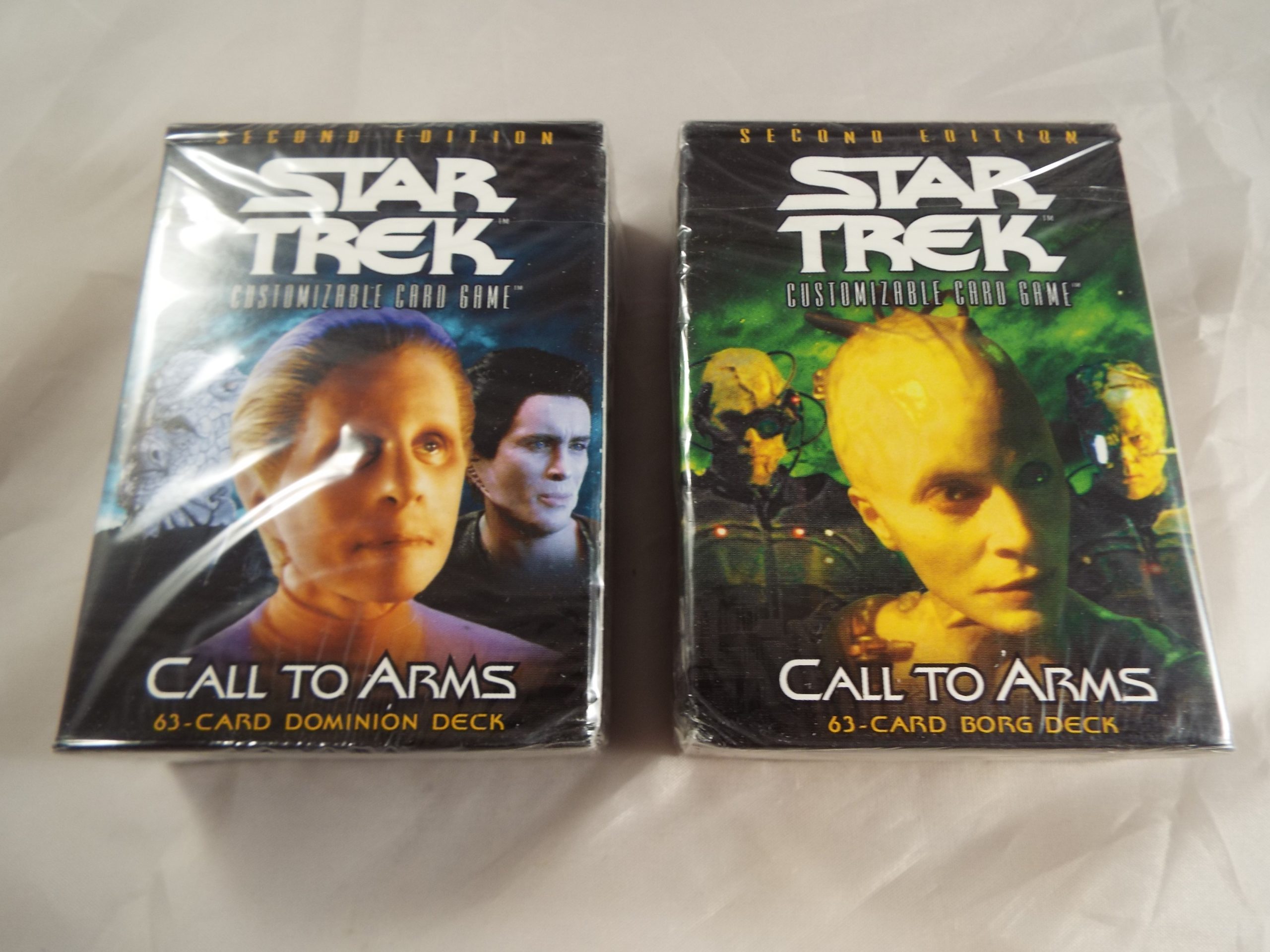 STAR TREK CCG 2E, SECOND EDITION CALL TO ARMS PAIR OF STARTER DECKS