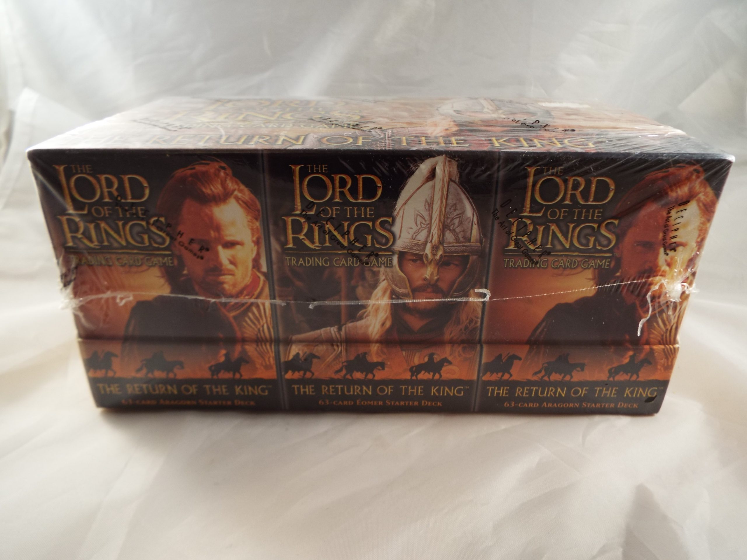 LORD OF THE RINGS TCG RETURN OF THE KING SEALED STARTER BRICK OF 12