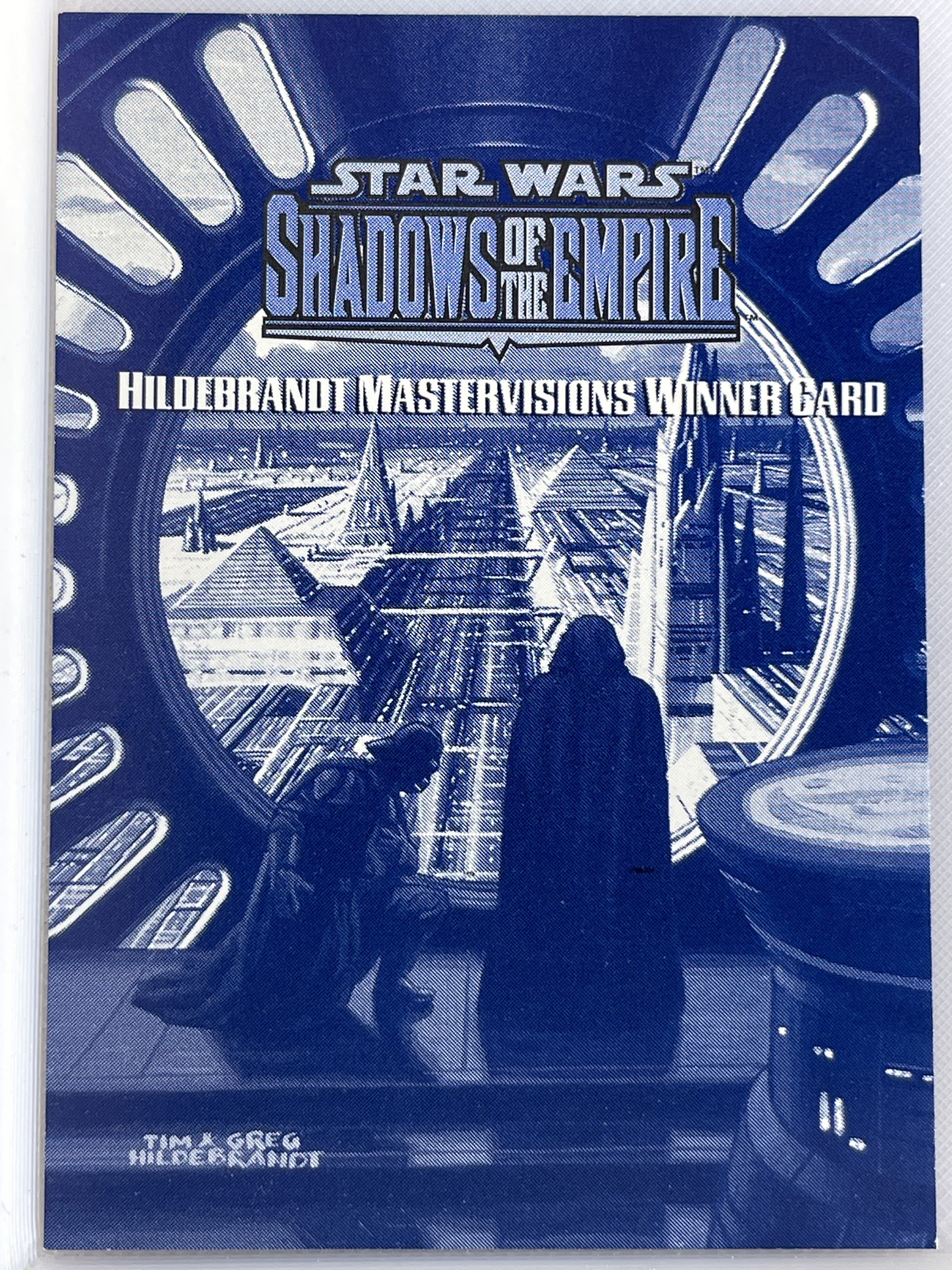 STAR WARS SHADOWS OF THE EMPIRE HILDEBRANDT MASTERVISIONS WINNER CARD