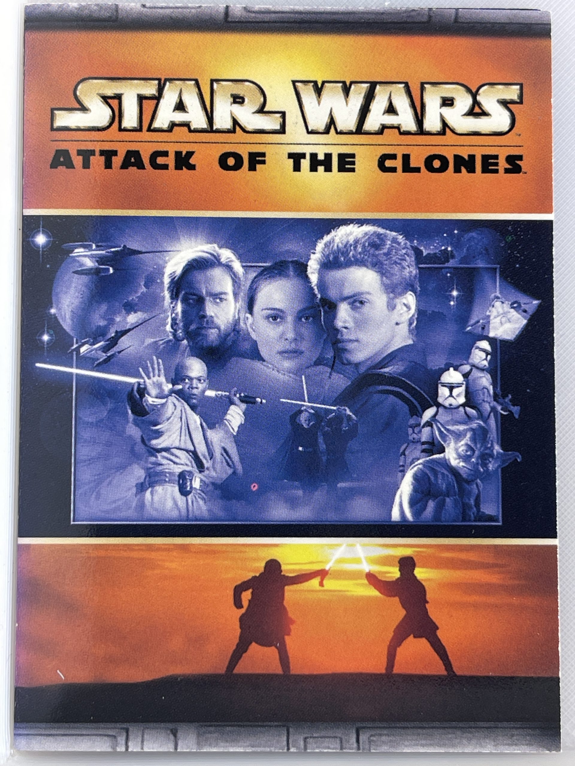 STAR WARS ATTACK OF THE CLONES FOLD OUT CARD 3 OF 5