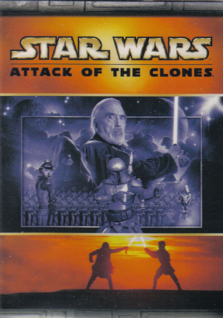 STAR WARS ATTACK OF THE CLONES FOLD OUT CARD 4 OF 5