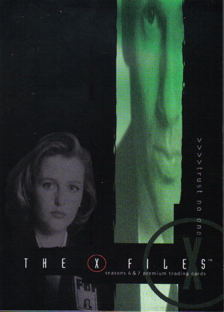 X FILES SEASON 4-5 BOX TOPPER CARD XBL-1
