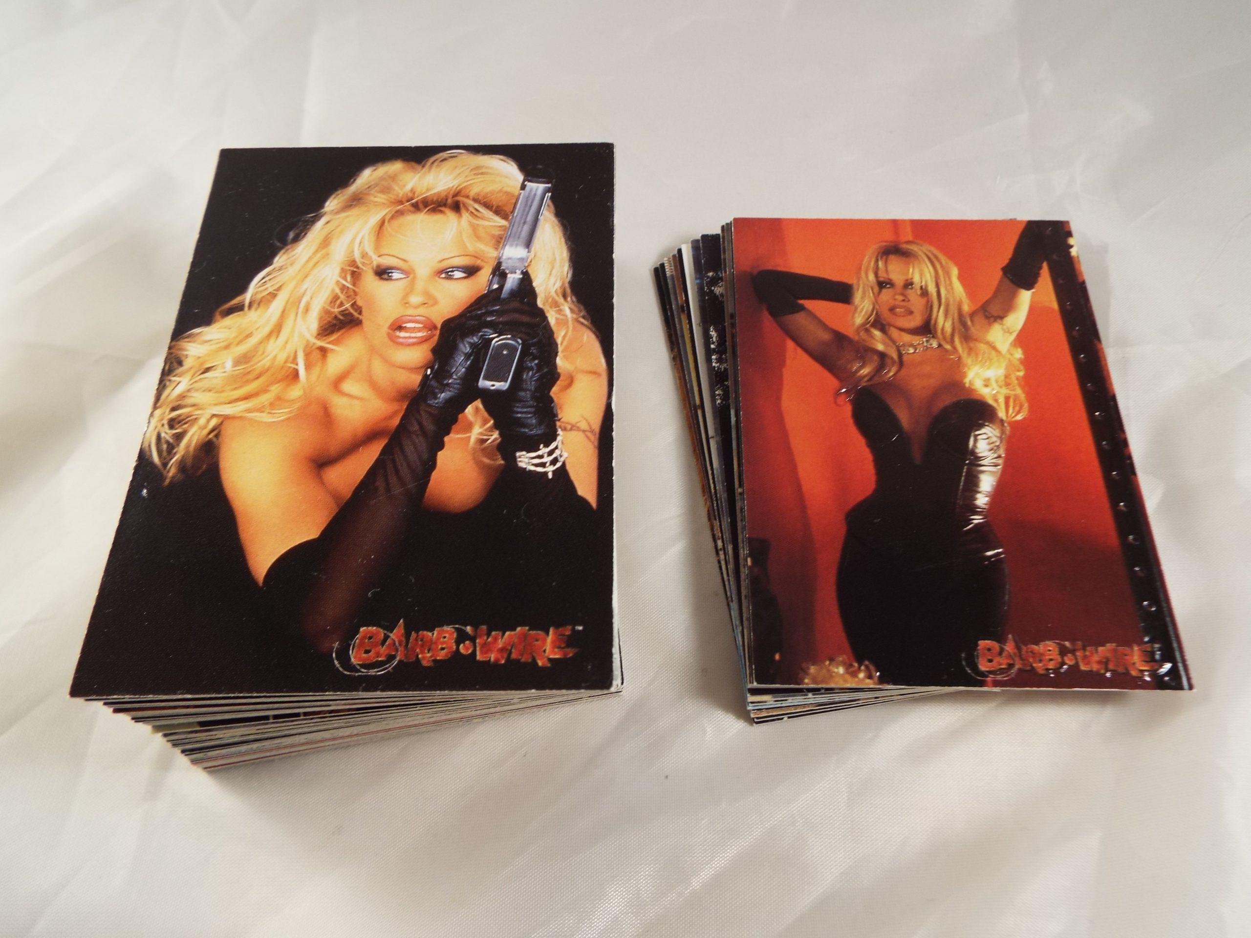 BARB WIRE COMPLETE BASE SET OF 72 CARDS AND 12 EMBOSSED CARDS