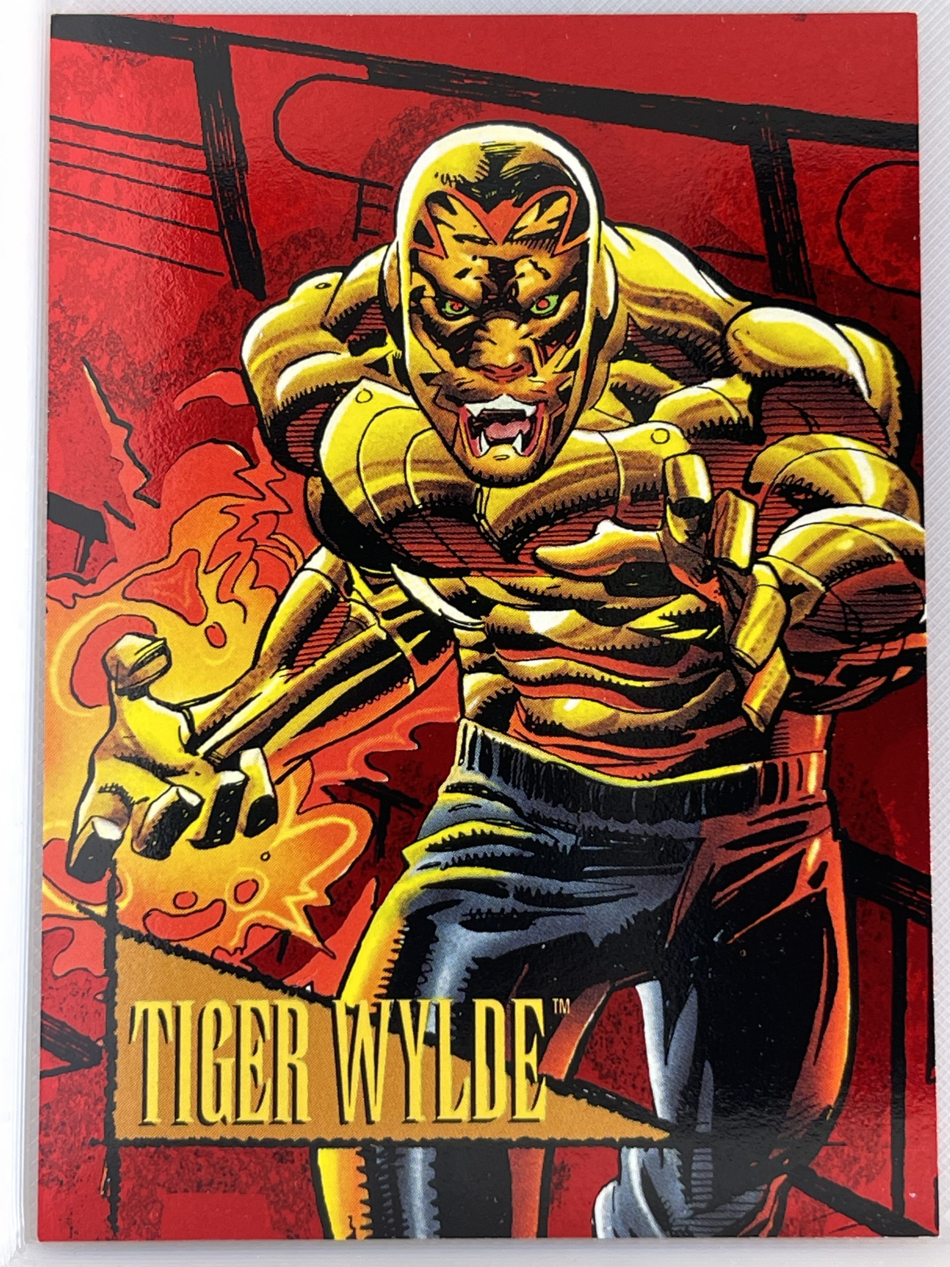 MARVEL UNIVERSE SERIES 4 1993 COLOUR RED FOIL CARD 9 2099