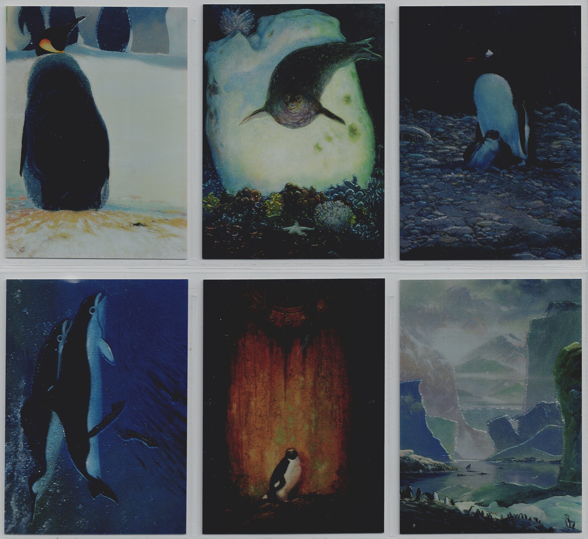 LOST WORLDS BY WILLIAM STOUT CHROMIUM SET OF 6