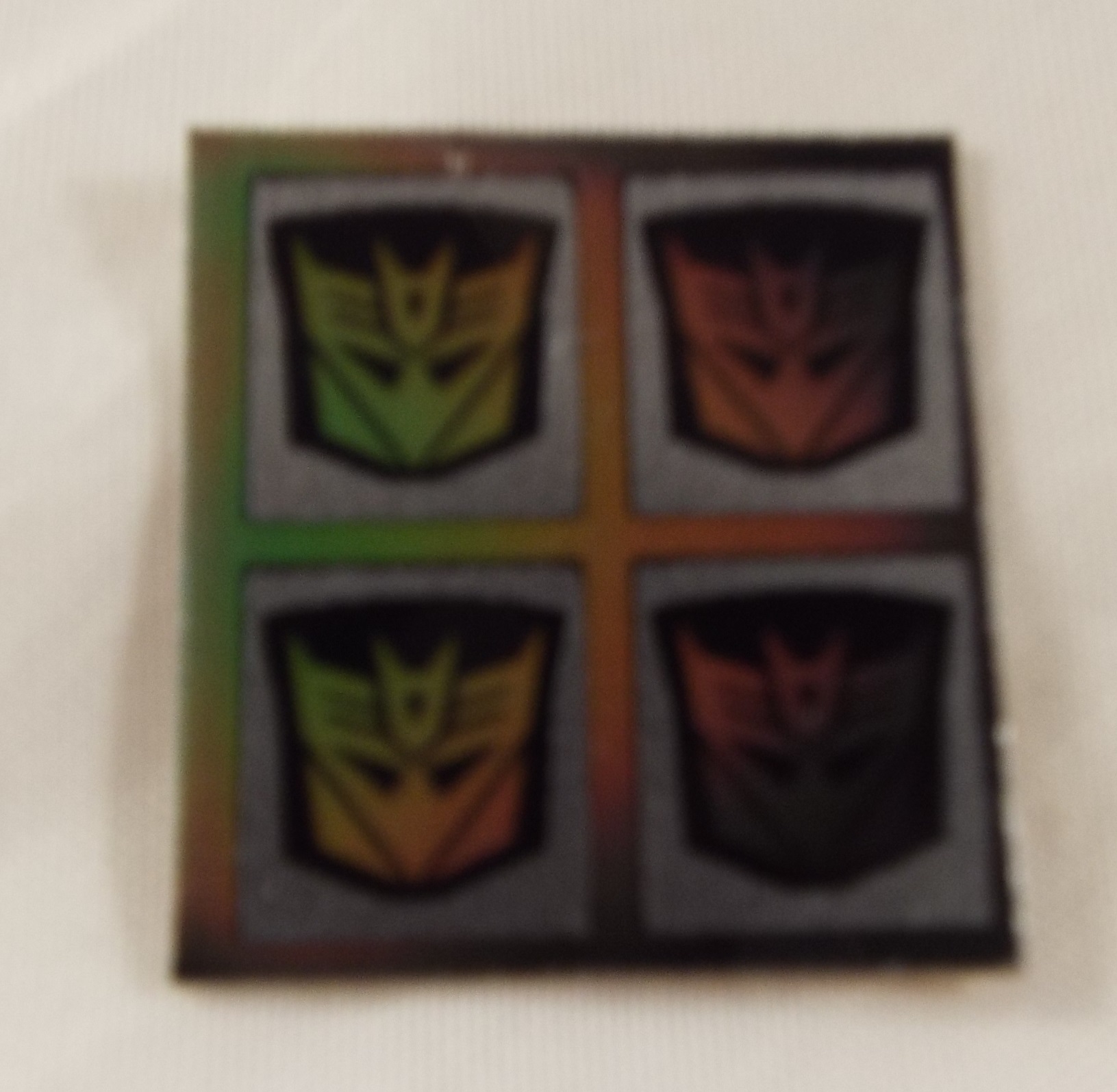 TRANSFORMERS GENERATION 1, G1 DECEPTICON RUB SIGNS