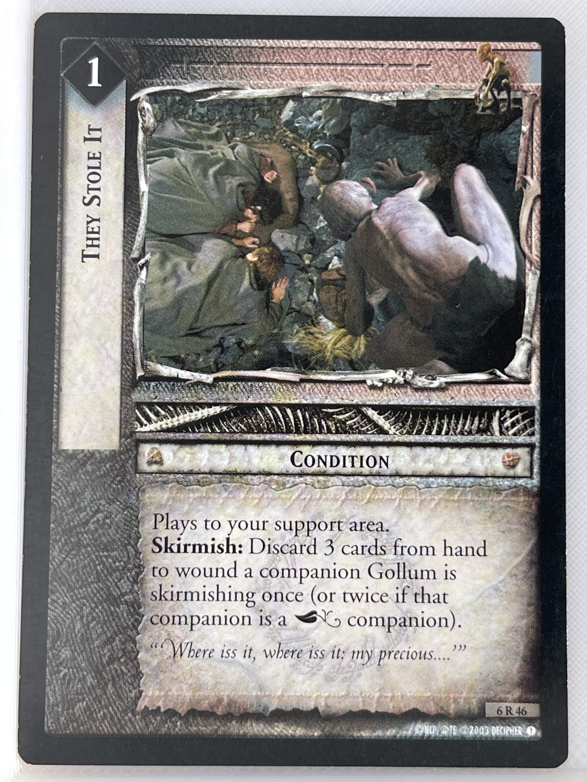 LORD OF THE RINGS TCG ENTS OF FANGORN RARE CARD 6R46 THEY STOLE IT lp