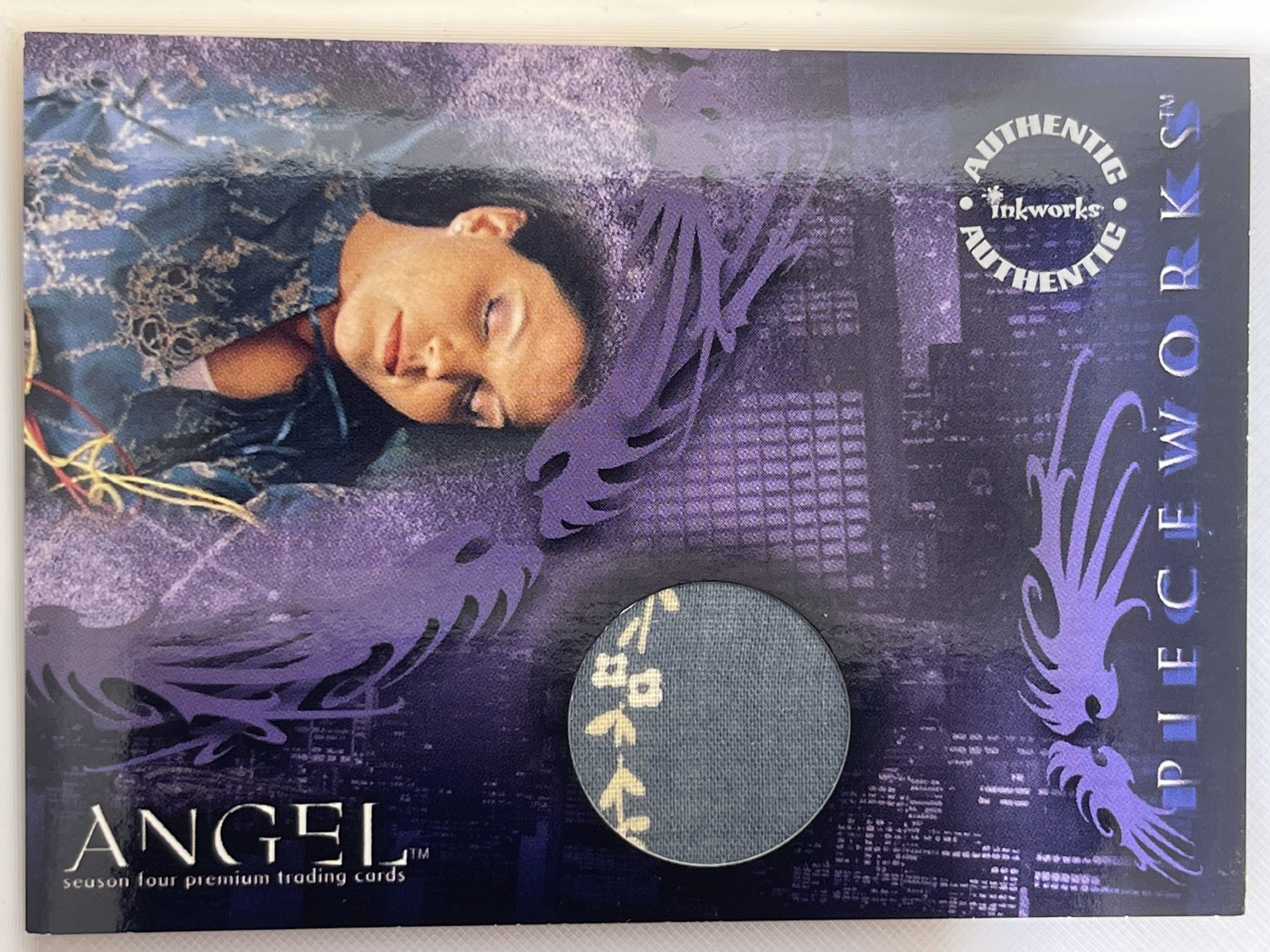 ANGEL SEASON FOUR PIECEWORKS COSTUME CARD PW2 CHARISMA CARPENTER AS CORDELIA