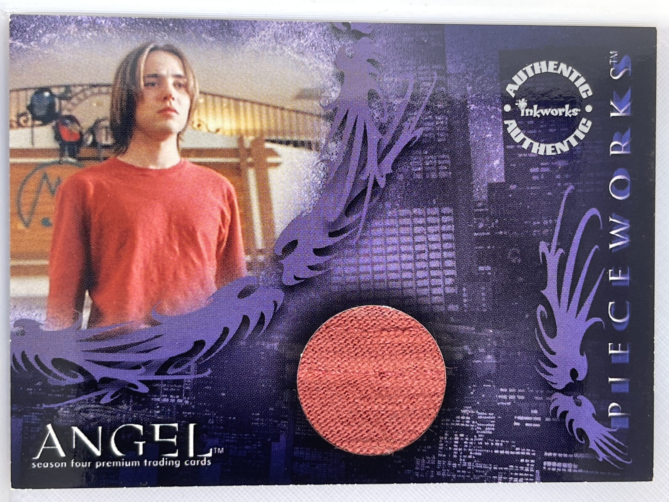 ANGEL SEASON FOUR PIECEWORKS COSTUME CARD PW3 VINCENT KARTHEISER AS CONNOR