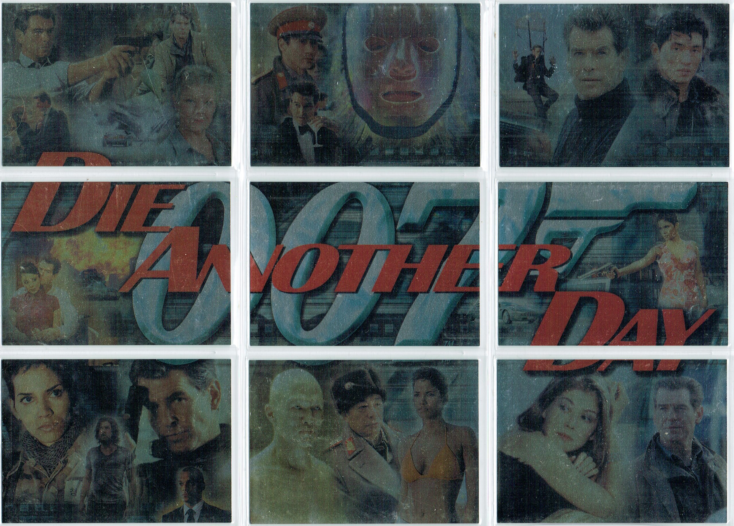 JAMES BOND DIE ANOTHER DAY MONTAGE SET OF 9