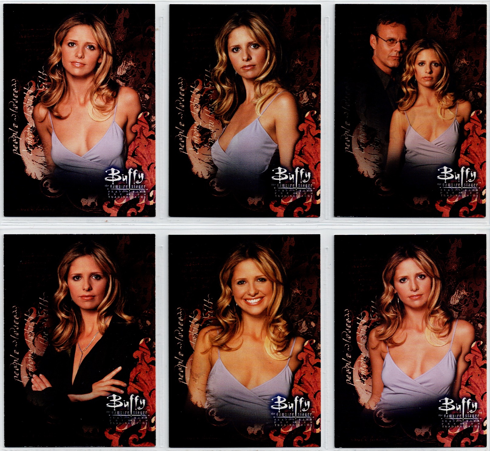 BUFFY SEASON 5 SET OF ALL 6 PROMO CARDS
