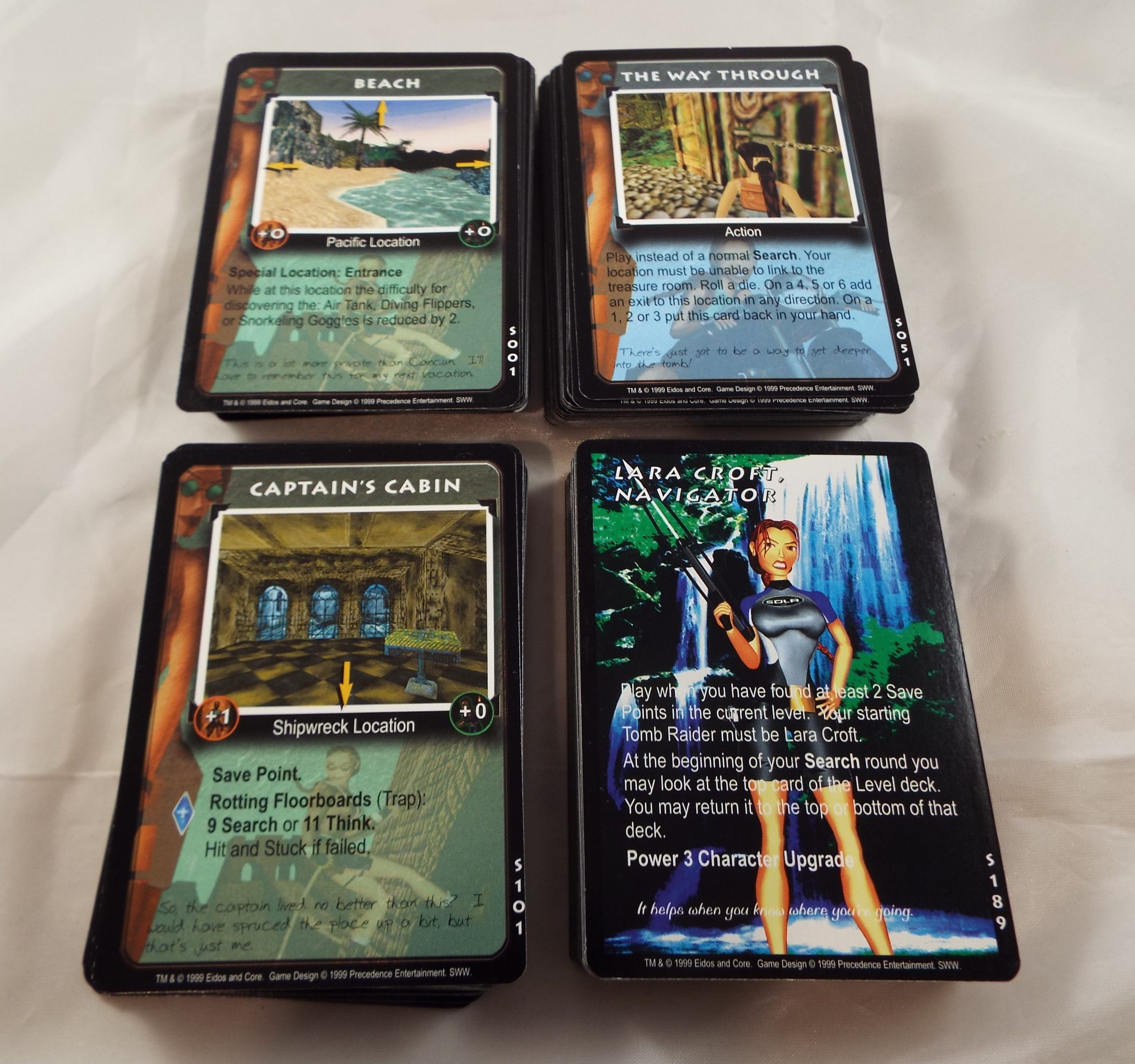 TOMB RAIDER CCG SLIPPERY WHEN WET COMPLETE SET S001-S200